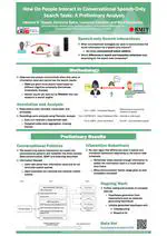 How Do People Interact in Conversational Speech-Only Search Tasks: A Preliminary Analysis